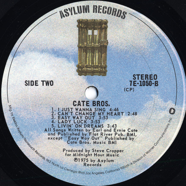 Cate Bros.* : Cate Bros. (LP, Album, CP )