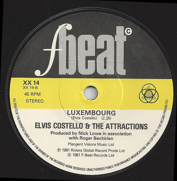 Elvis Costello & The Attractions : From A Whisper To A Scream (7", Single)