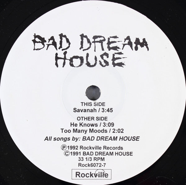 Bad Dream House : Bad Dream House (7", EP)