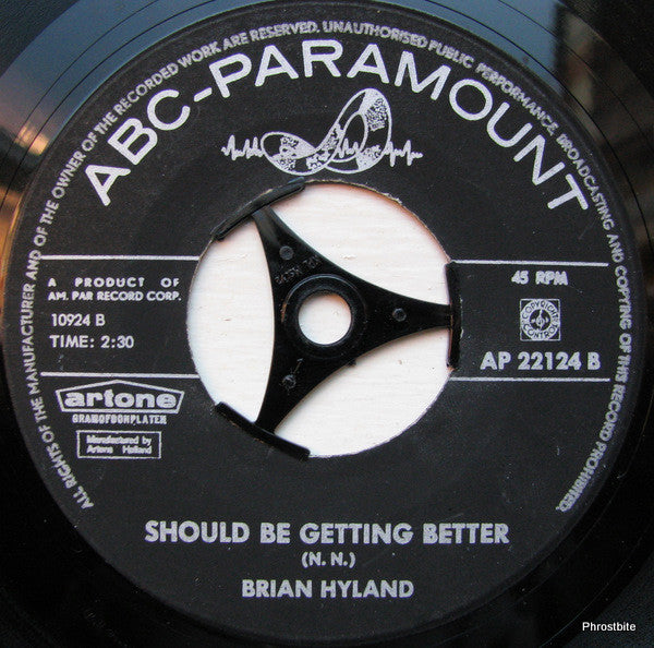 Brian Hyland : Ginny Come Lately (7")