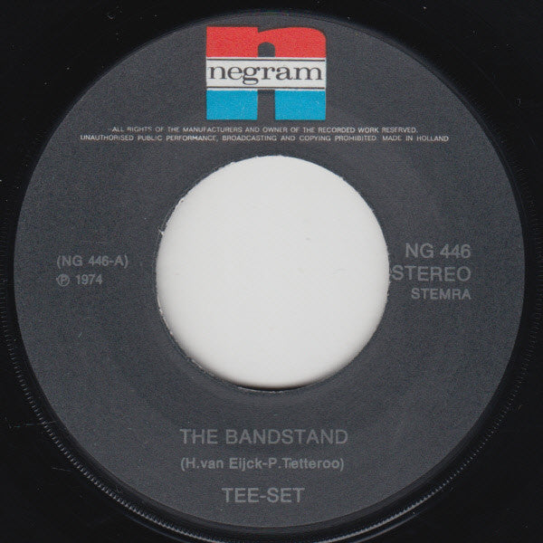Tee-Set : The Bandstand (7", Single)