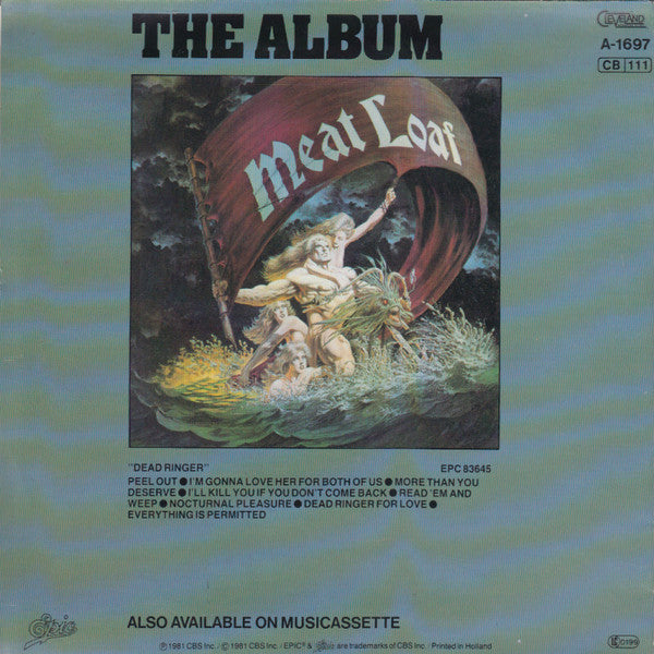 Meat Loaf : Dead Ringer For Love (7", Single)