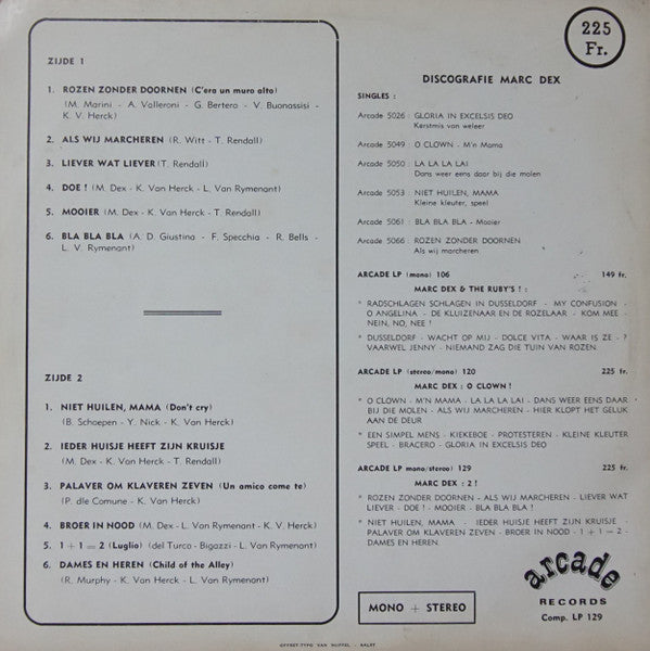 Marc Dex : Marc Dex 2 (LP, Album)