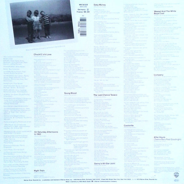 Rickie Lee Jones : Rickie Lee Jones (LP, Album, RE)