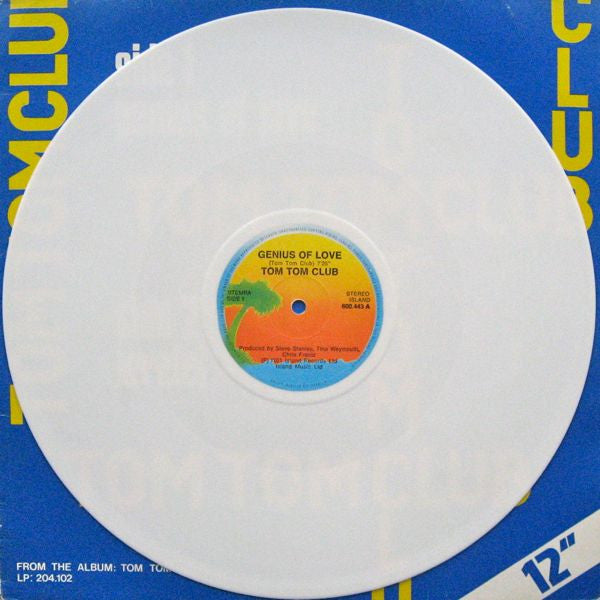 Tom Tom Club : Genius Of Love / Lorelei (12", Whi)