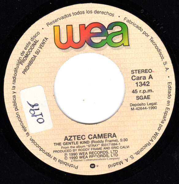 Aztec Camera : The Gentle Kind (7", Single, Promo)