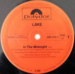 Lake (2) : In The Midnight (12", Maxi)