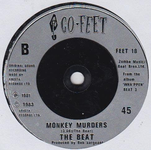 The Beat (2) : Ackee 1-2-3 (7", Single)