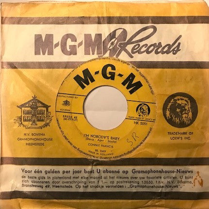 Connie Francis : I'm Beginning To See The Light (7", Single)