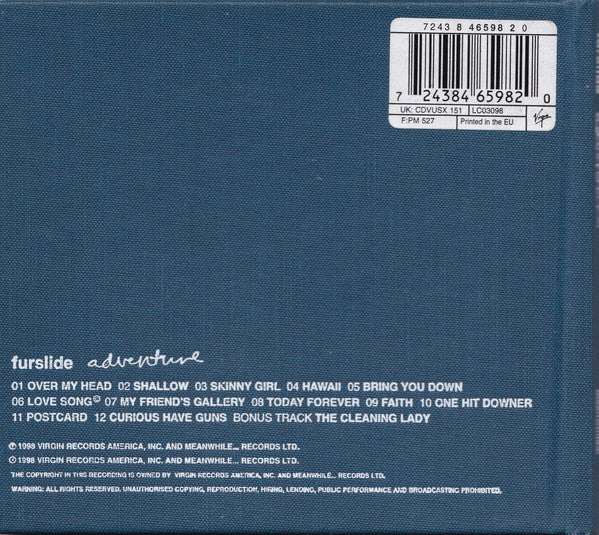 Furslide : Adventure (CD, Album, Dig)