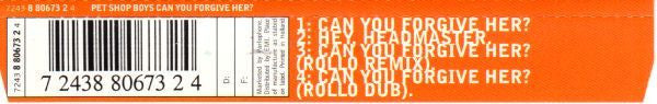 Pet Shop Boys : Can You Forgive Her? (CD, Maxi)