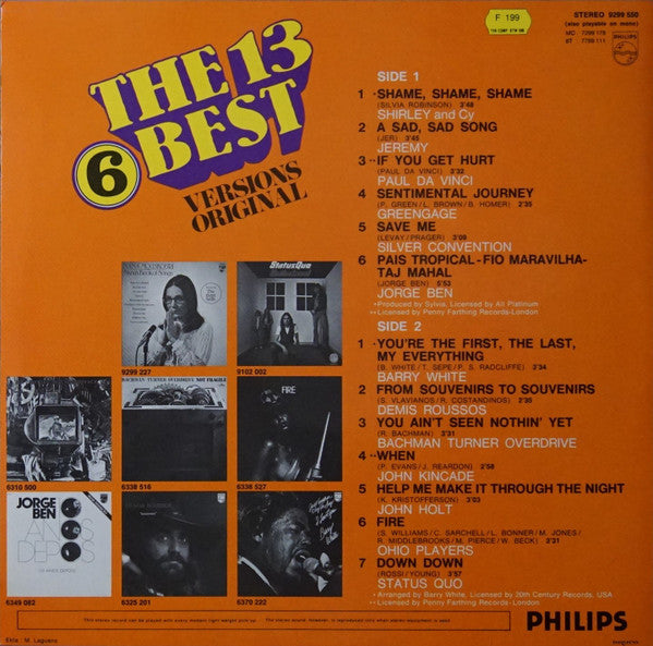 Various : The 13 Best Vol. 6 (LP, Comp)