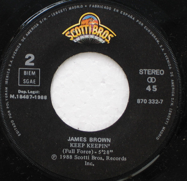 James Brown With Full Force : I'm Real (7", Single)