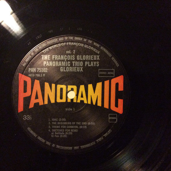 The François Glorieux Panoramic Trio Plays François Glorieux : The François Glorieux Panoramic Trio Plays Glorieux (LP, Album)