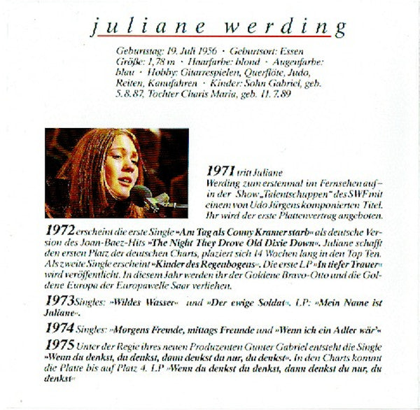Juliane Werding : Stationen - Ihre Größten Erfolge (CD, Comp, RE)
