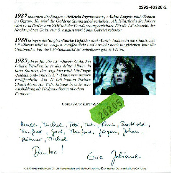 Juliane Werding : Stationen - Ihre Größten Erfolge (CD, Comp, RE)