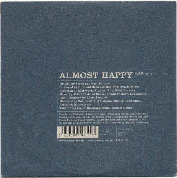 K's Choice : Almost Happy (CD, Single, Car)