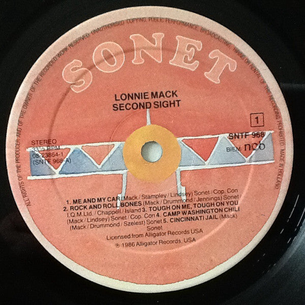 Lonnie Mack : Second Sight (LP, Album)