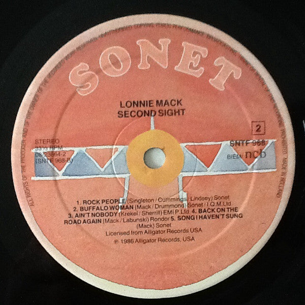Lonnie Mack : Second Sight (LP, Album)