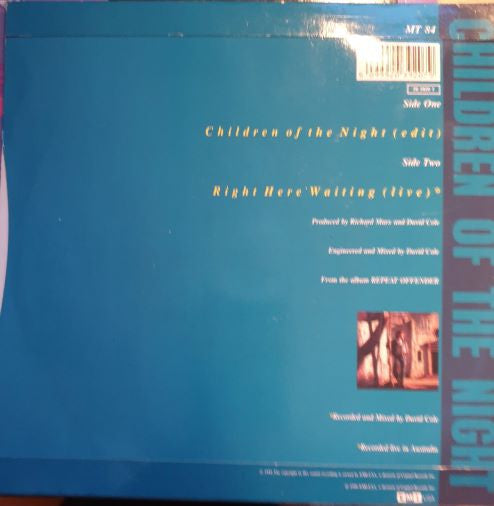 Richard Marx : Children Of The Night (7", Single, Pap)