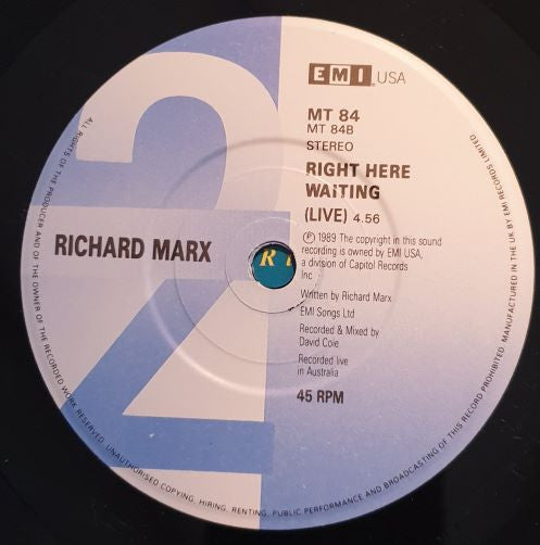 Richard Marx : Children Of The Night (7", Single, Pap)