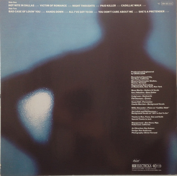 Moon Martin : Shots From A Cold Nightmare (LP, Album)