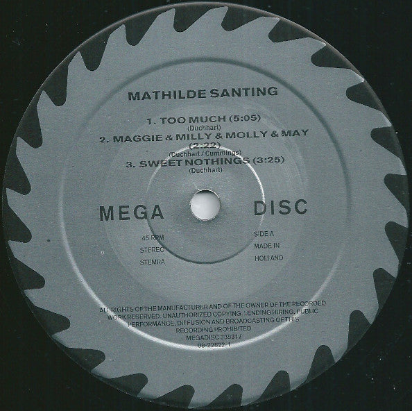 Mathilde Santing, Dennis Duchhart : Water Under The Bridge (LP, MiniAlbum)