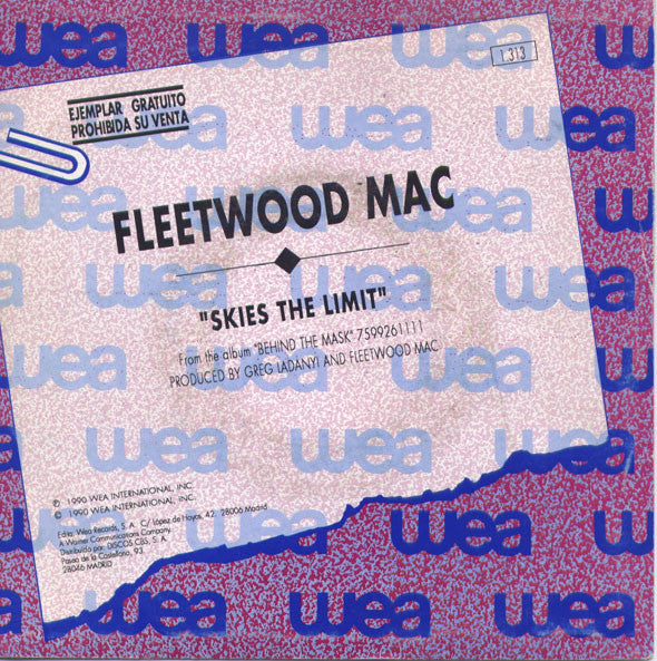 Fleetwood Mac : Skies The Limit (7", Single, Promo)
