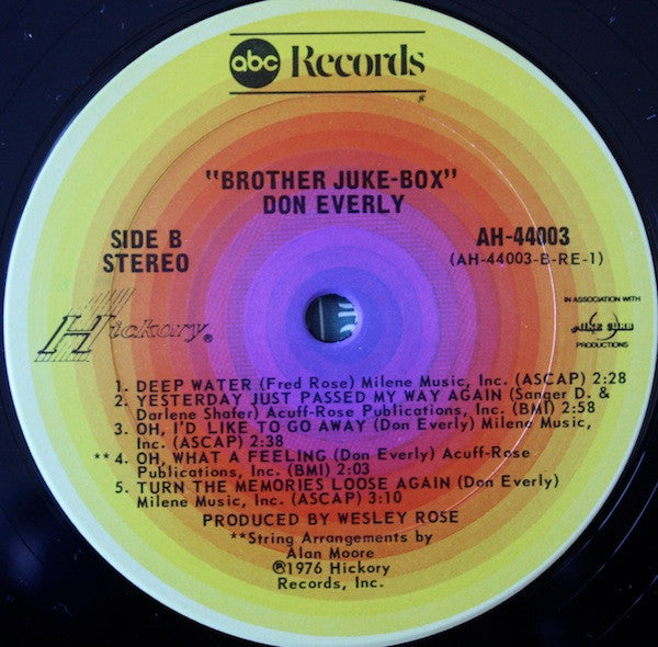 Don Everly : Brother Jukebox (LP, Album)