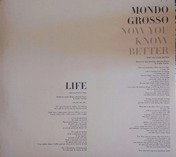 Mondo Grosso : Now You Know Better (12")