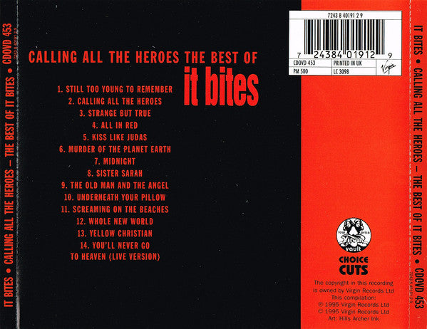 It Bites : Calling All The Heroes - The Best Of It Bites (CD, Comp)