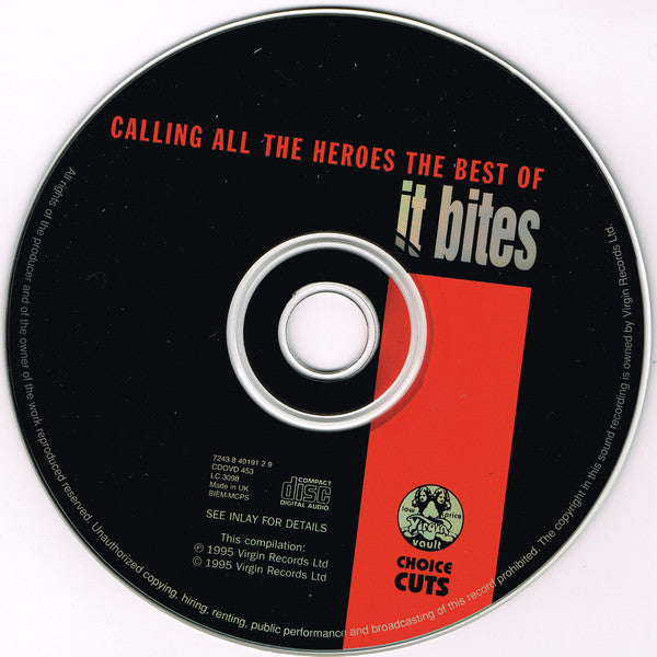 It Bites : Calling All The Heroes - The Best Of It Bites (CD, Comp)