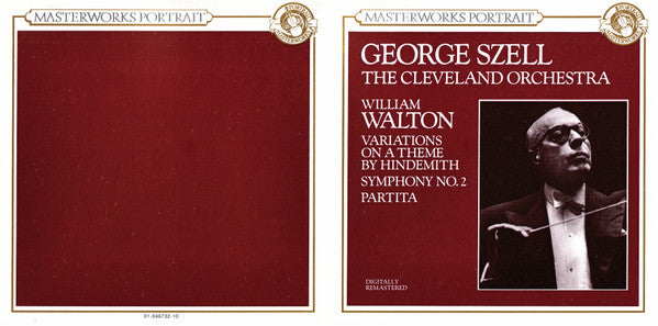 Sir William Walton, George Szell And The Cleveland Orchestra : Symphony No. 2 / Partita For Orchestra (CD, Comp, RM)