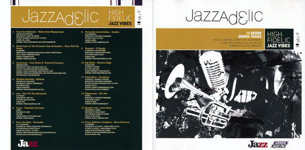 Various : Jazzadelic 08.1 High-Fidelic Jazz Vibes (CD, Comp, Promo)