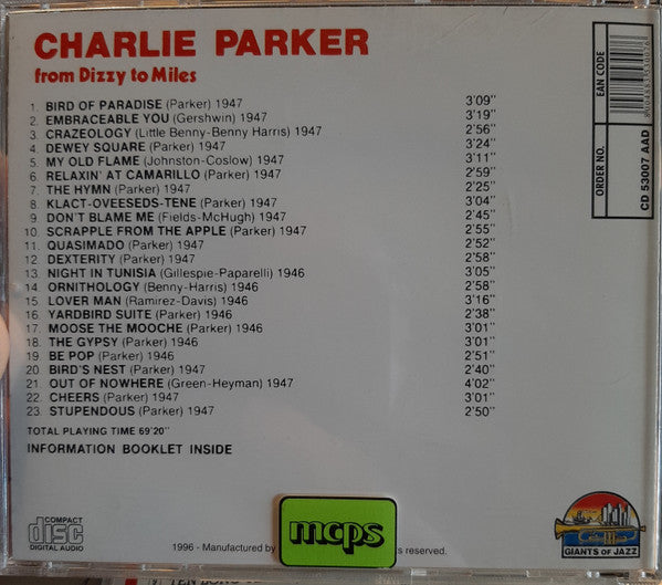 Charlie Parker : Masterworks 1946-1947 (CD, Comp, RE)