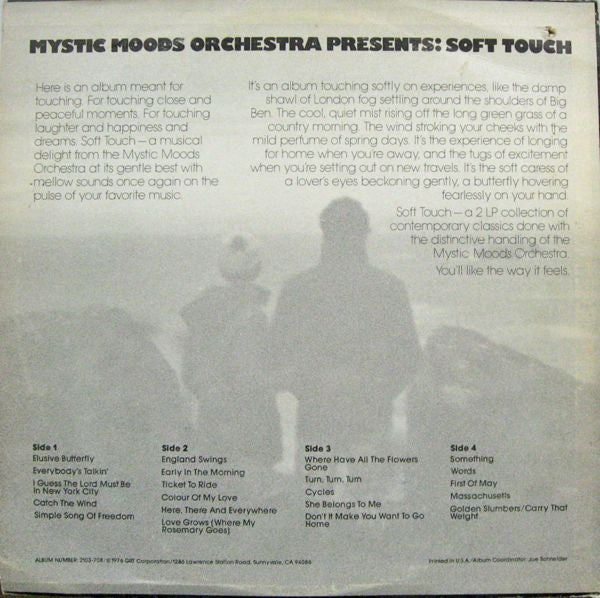 The Mystic Moods Orchestra : Soft Touch (2xLP, Album, Comp)