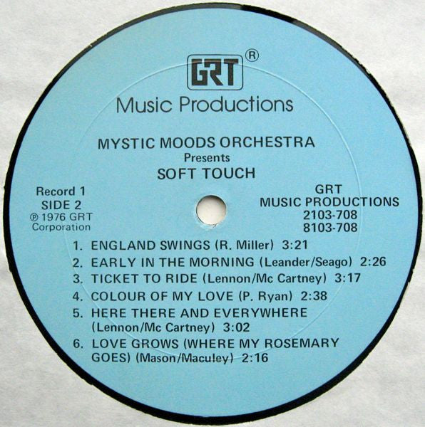 The Mystic Moods Orchestra : Soft Touch (2xLP, Album, Comp)