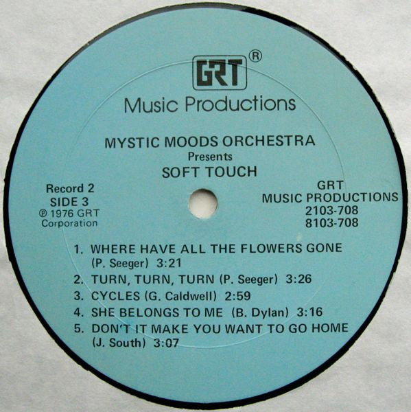 The Mystic Moods Orchestra : Soft Touch (2xLP, Album, Comp)