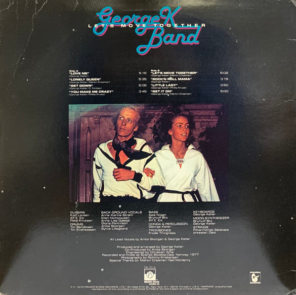 George K Band : Let's Move Together (LP, Album, Kee)