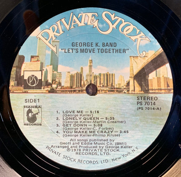 George K Band : Let's Move Together (LP, Album, Kee)