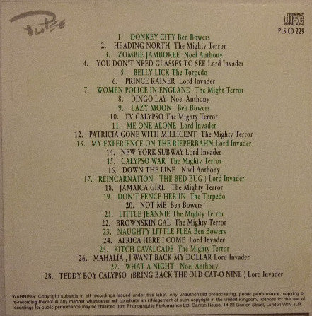 Various : Kings Of Calypso (CD, Comp)