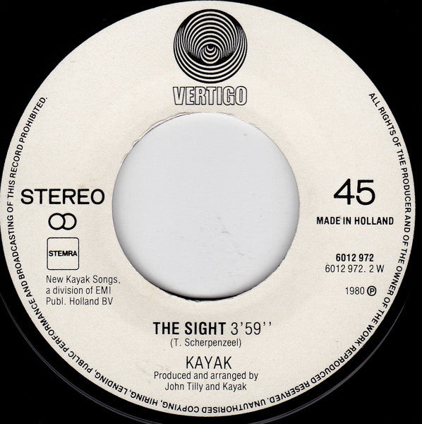 Kayak : Anne (7", Single)