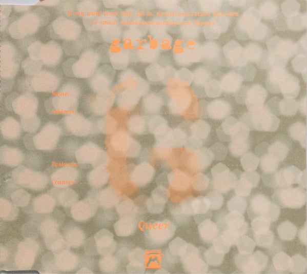 Garbage : Queer (CD, Single, CD2)