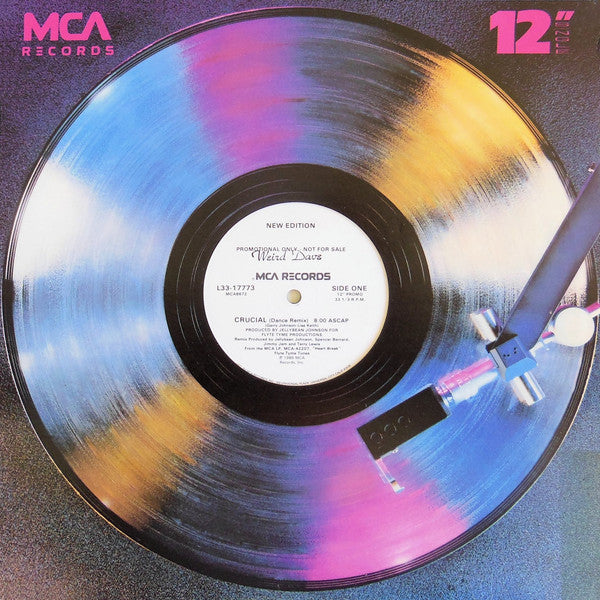 New Edition : Crucial (12", Single, Promo)