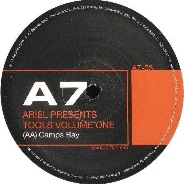 Ariel (3) : Tools Volume One (12")
