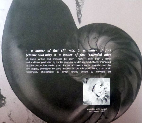 Innocence : A Matter Of Fact (CD, Maxi)
