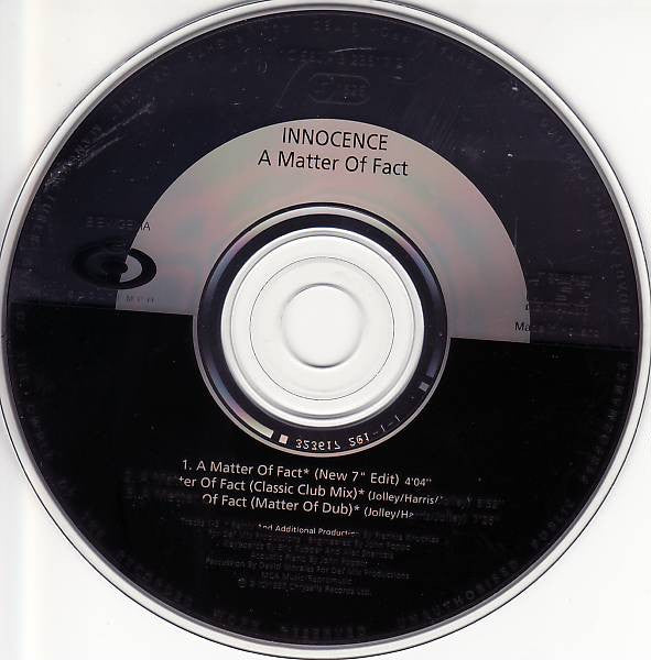 Innocence : A Matter Of Fact (CD, Maxi)