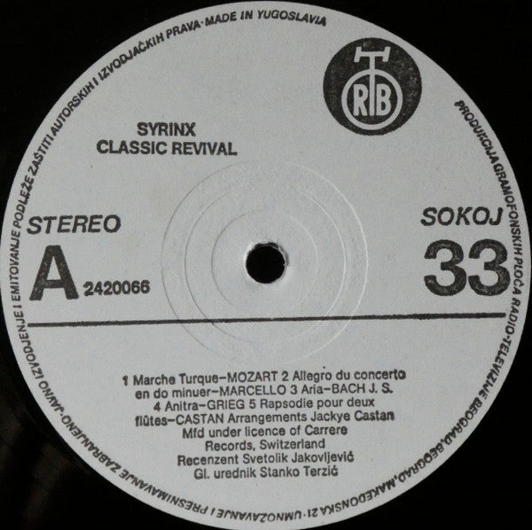 Syrinx (7) : Classic Revival (LP, Album, Gat)