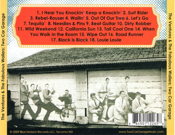 The Ventures And The Wailers (2) : Two Car Garage (CD, Comp)