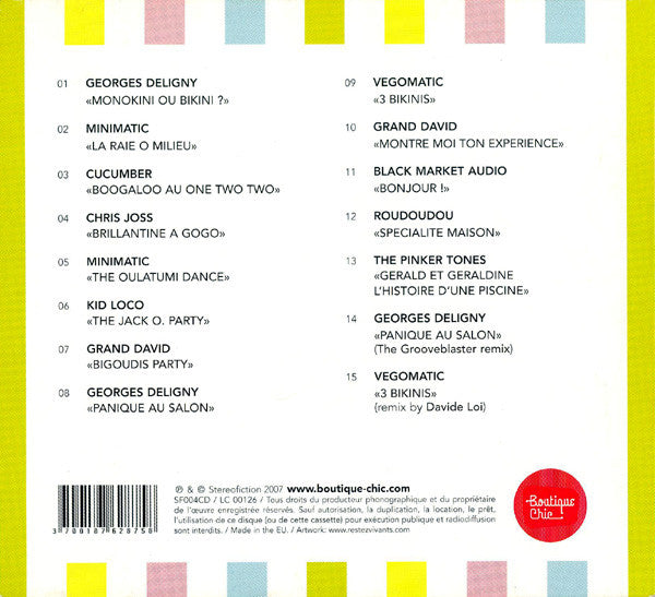 Various : Boutique Chic Collection (CD, Comp)